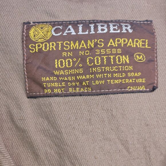 Vintage Caliber Sportsmans‎ Apparel Shooting Hunting Vest Tan Size M Medium - Picture 3 of 7